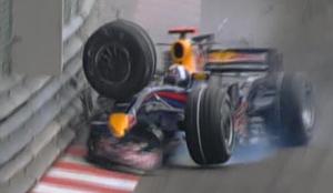 Accidente de Coulthard en Monaco