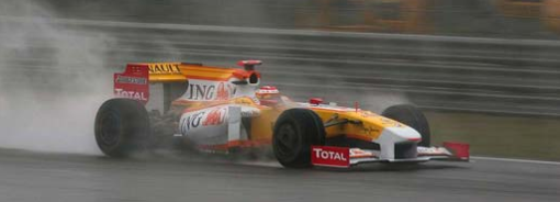Fernando tuvo mala suerte en durante el GP de China